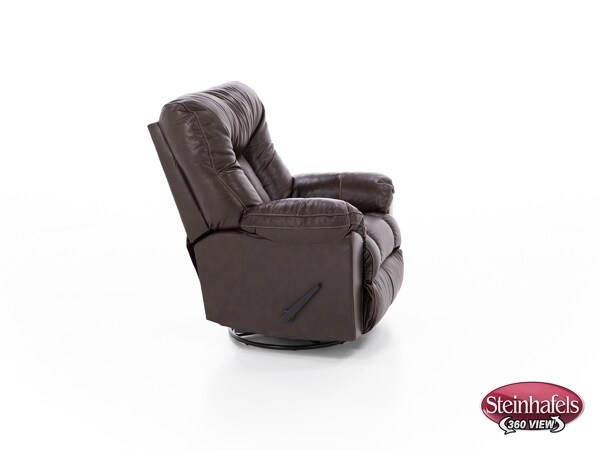 franklin corporation brown recliner  image   