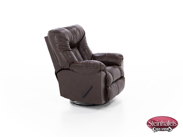 franklin corporation brown recliner  image   