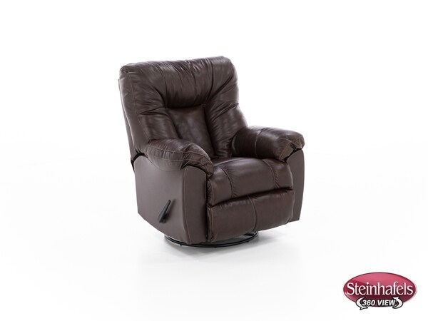 franklin corporation brown recliner  image   