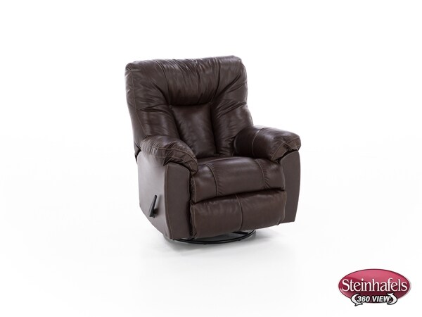 franklin corporation brown recliner  image   