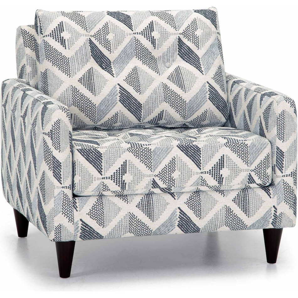 franklin corporation grey accent chair   
