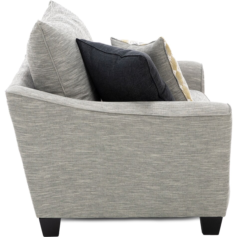 franklin corporation grey chair and a half   