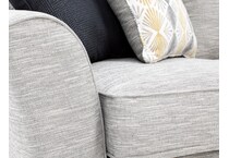 franklin corporation grey chair and a half   