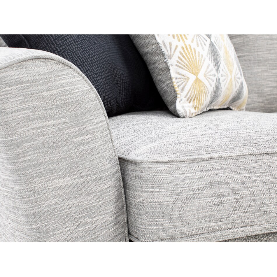 franklin corporation grey chair and a half   