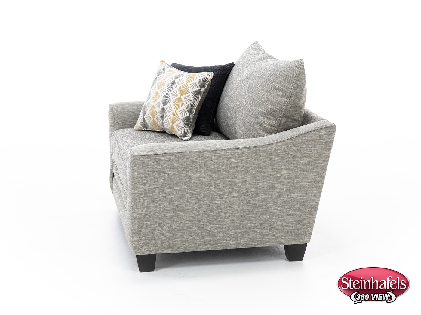 franklin corporation grey chair and a half  image   
