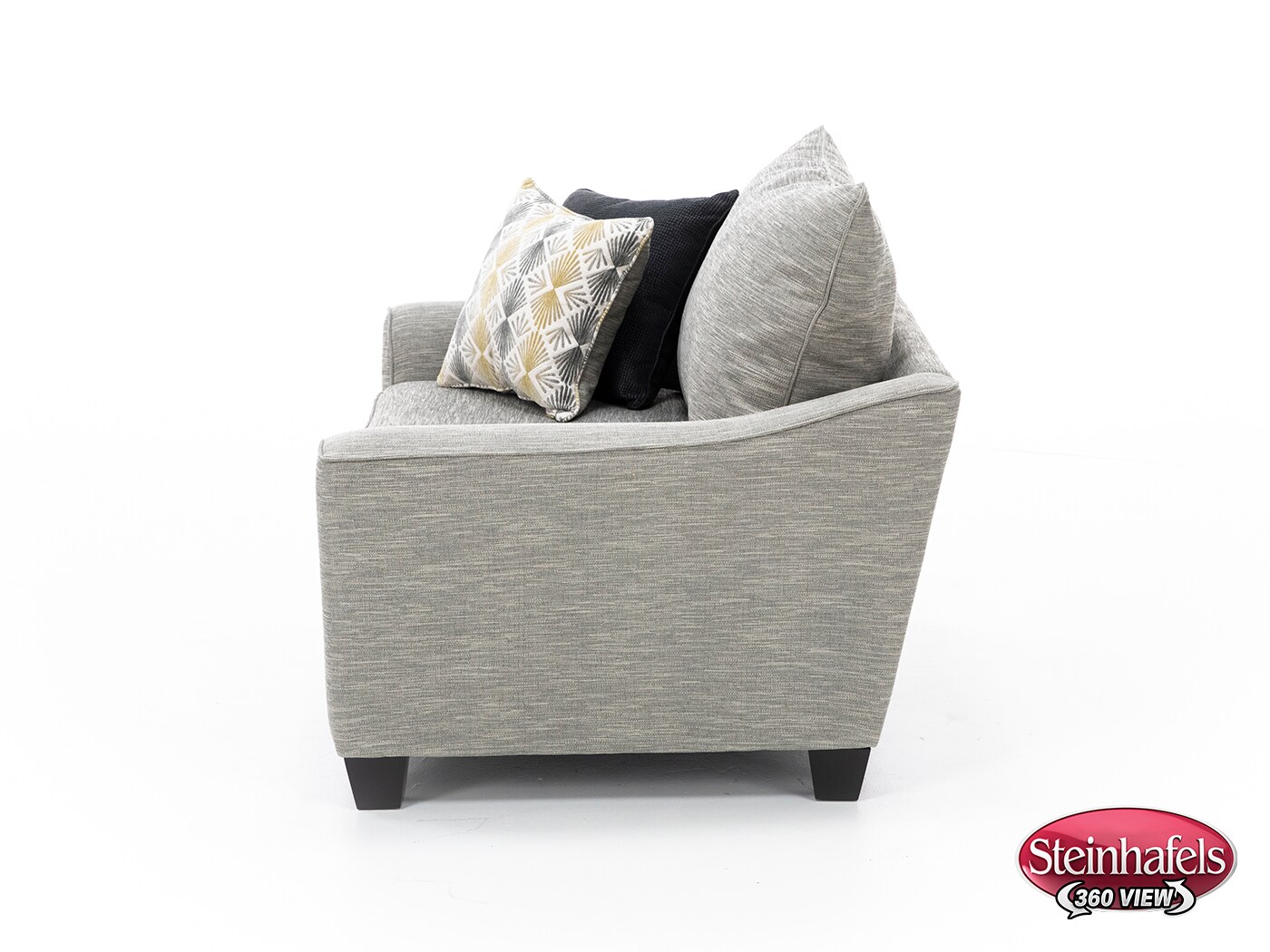 franklin corporation grey chair and a half  image   