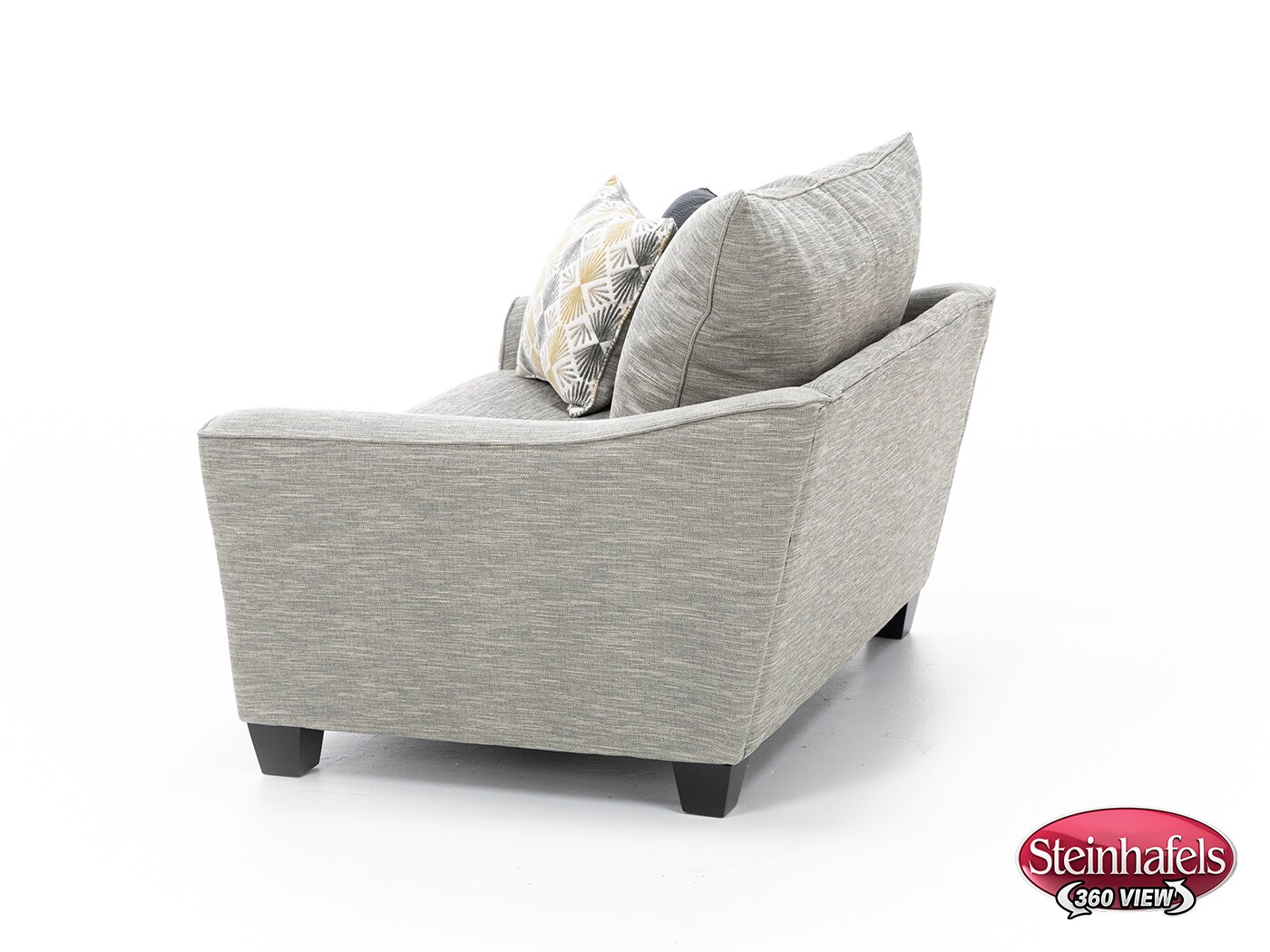 franklin corporation grey chair and a half  image   