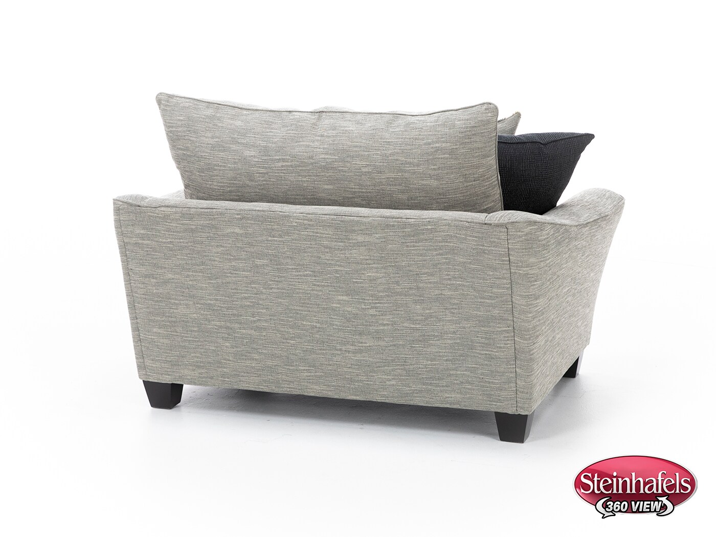 franklin corporation grey chair and a half  image   