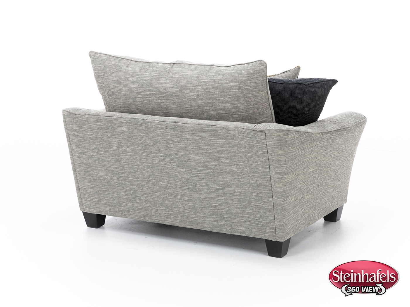 franklin corporation grey chair and a half  image   