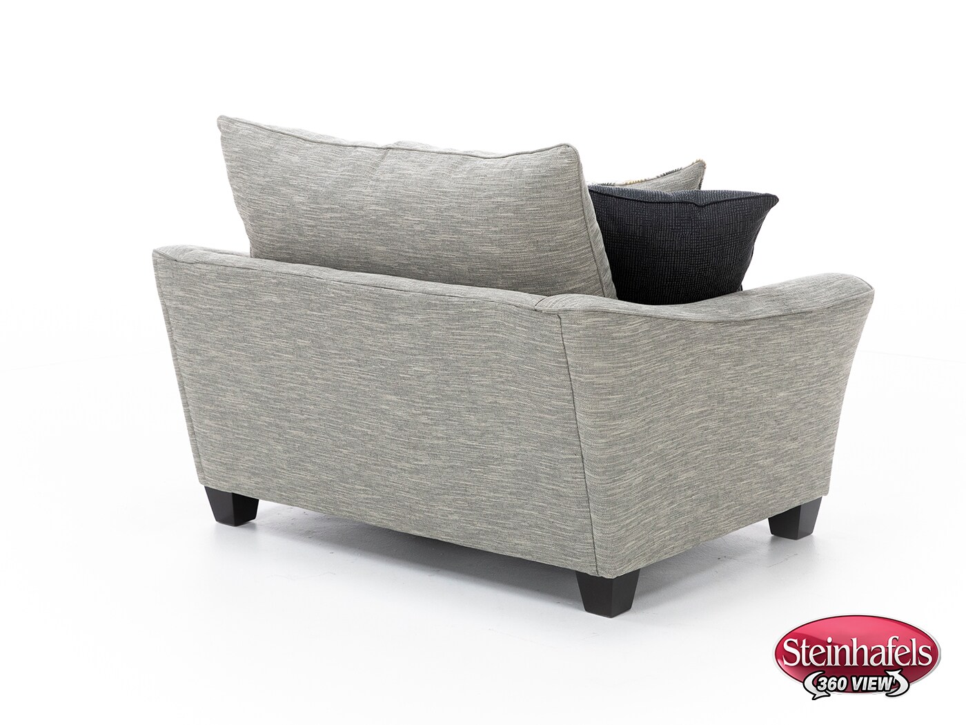 franklin corporation grey chair and a half  image   