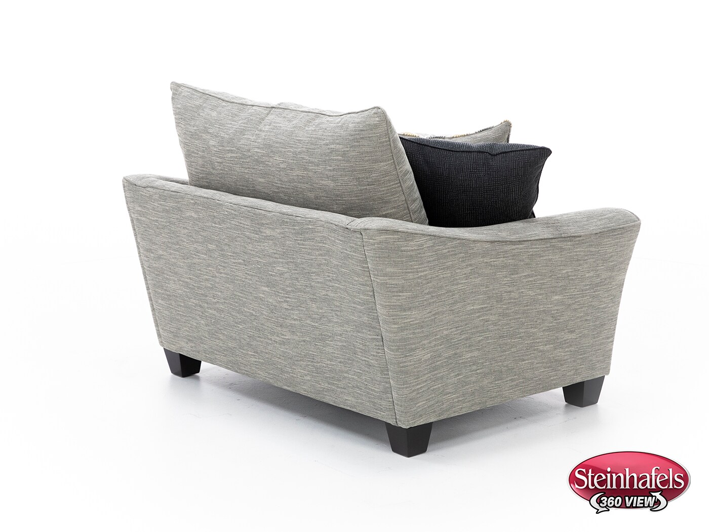 franklin corporation grey chair and a half  image   