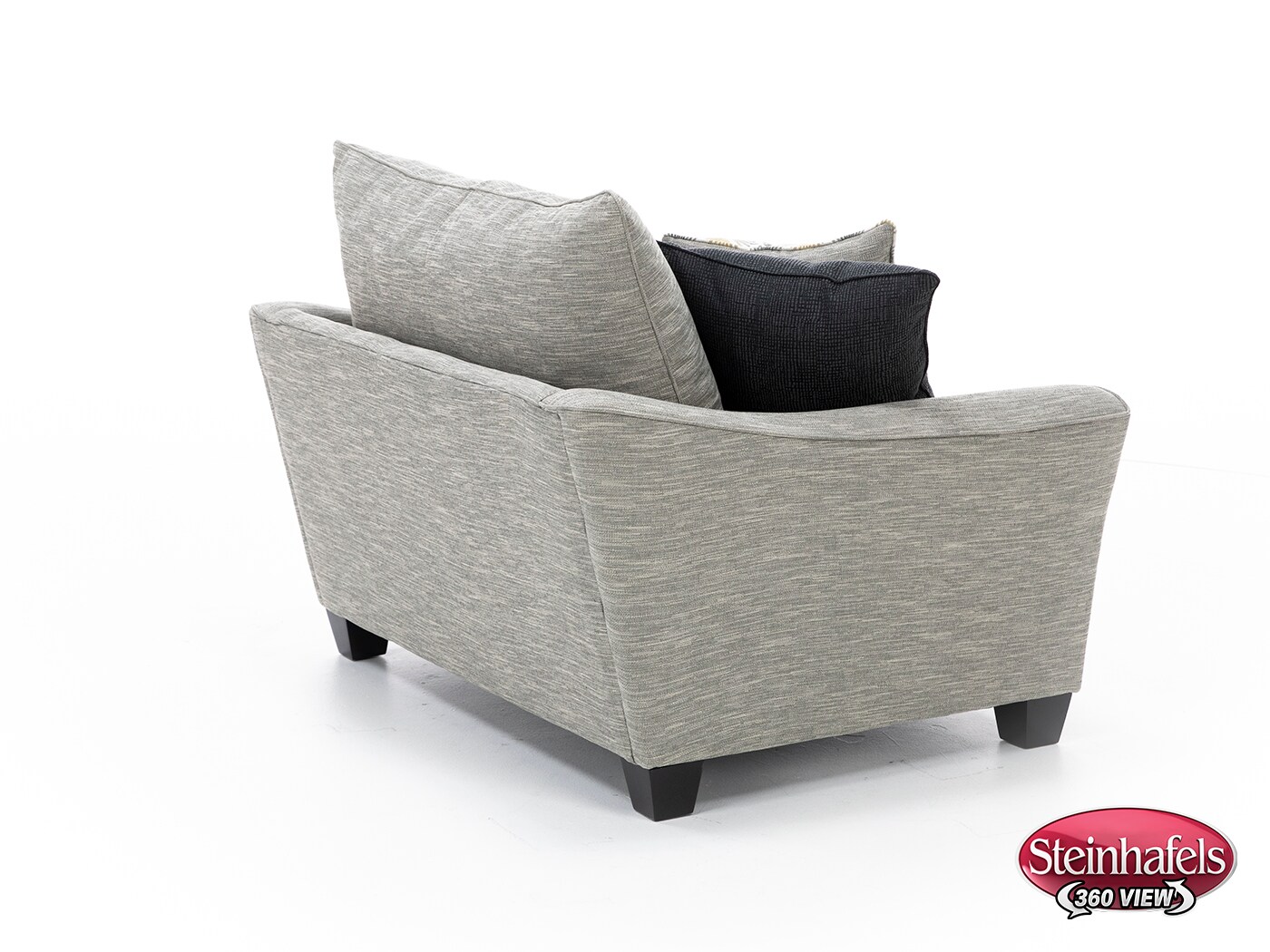 franklin corporation grey chair and a half  image   