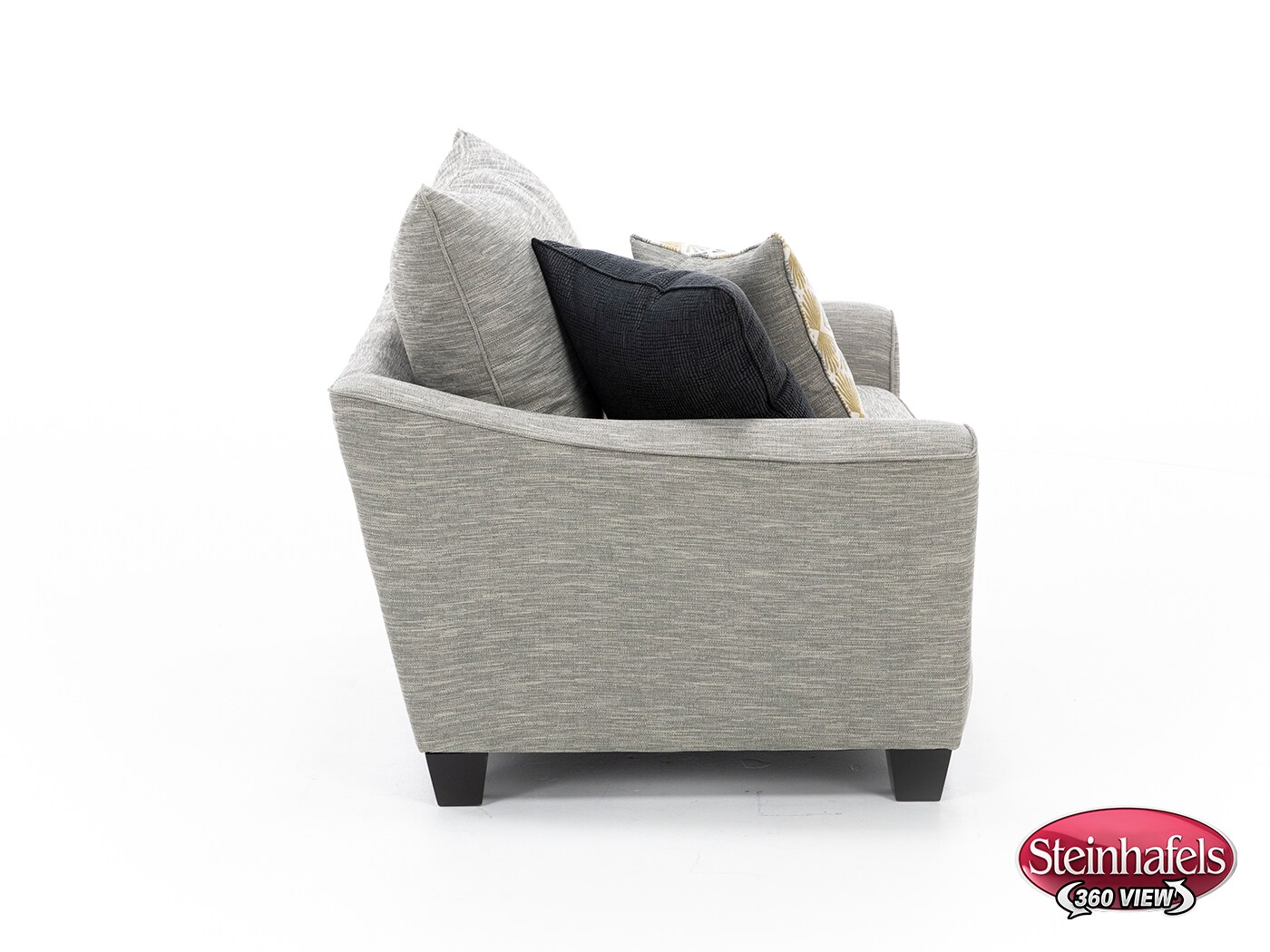 franklin corporation grey chair and a half  image   