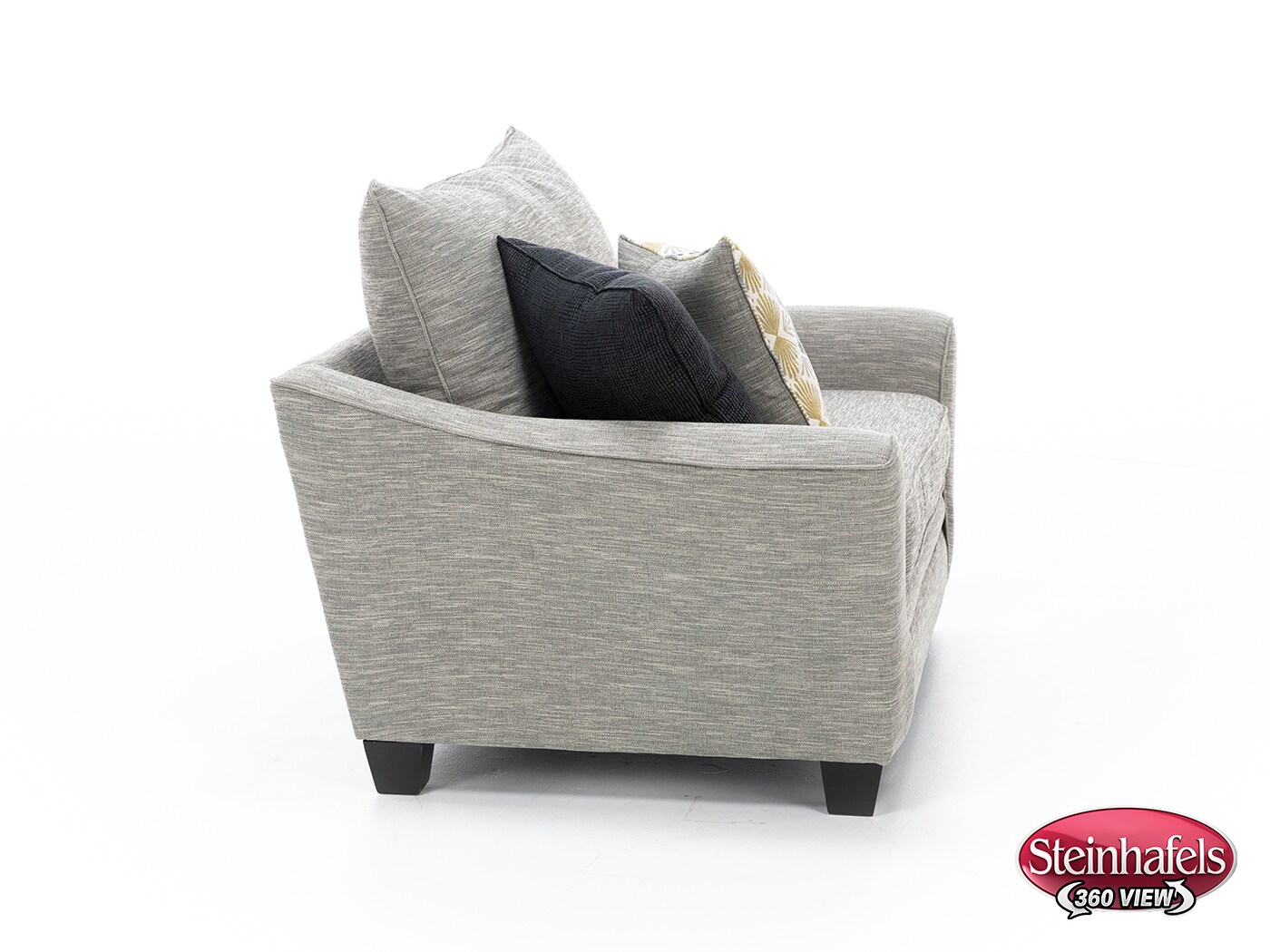franklin corporation grey chair and a half  image   