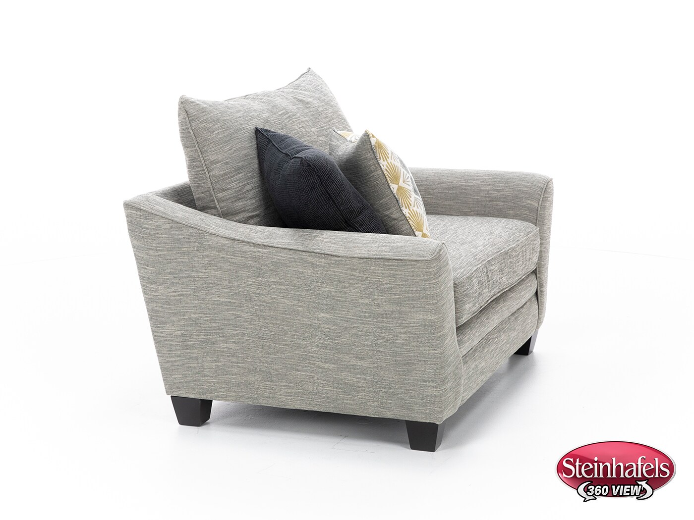 franklin corporation grey chair and a half  image   