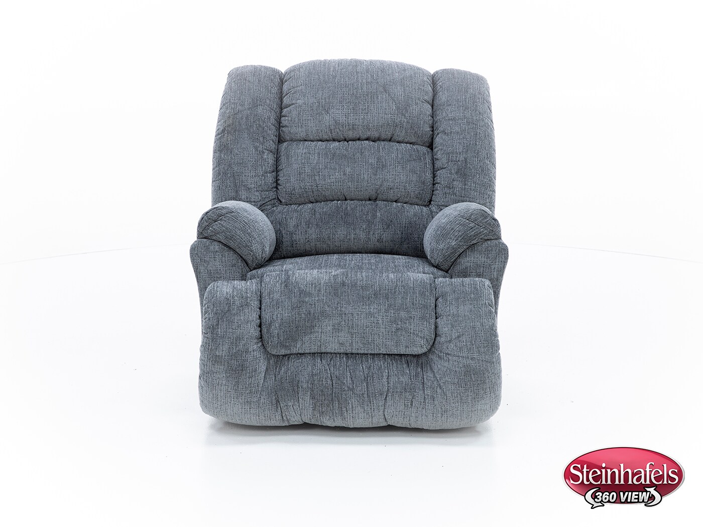 franklin corporation grey recliner  image z  