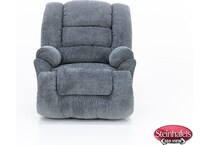 franklin corporation grey recliner  image z  
