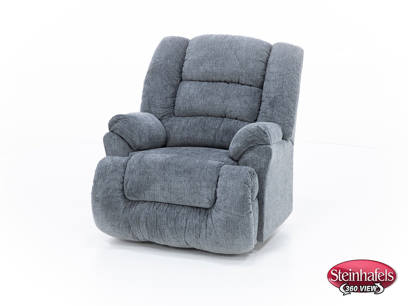 franklin corporation grey recliner  image z  