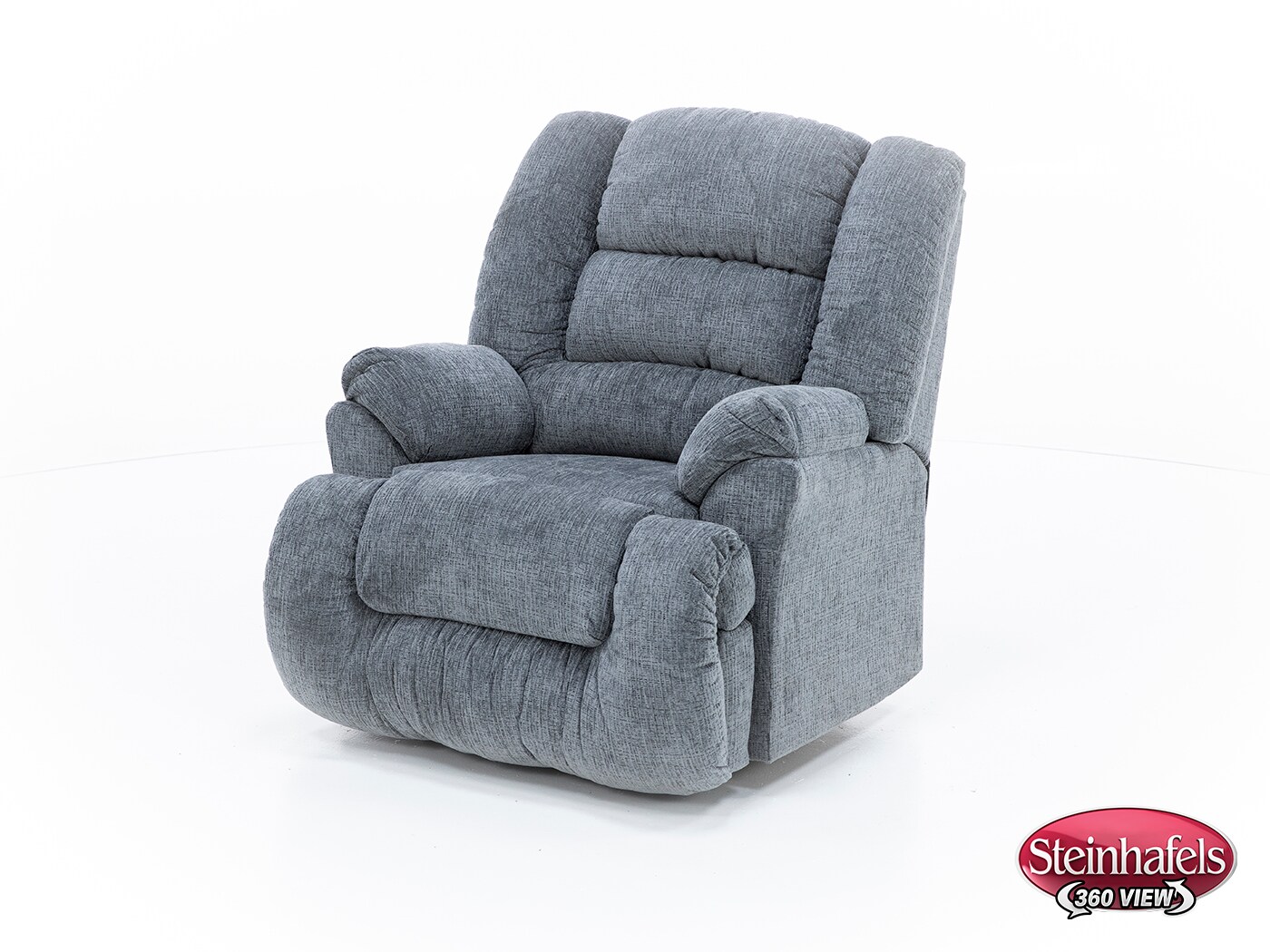 franklin corporation grey recliner  image z  