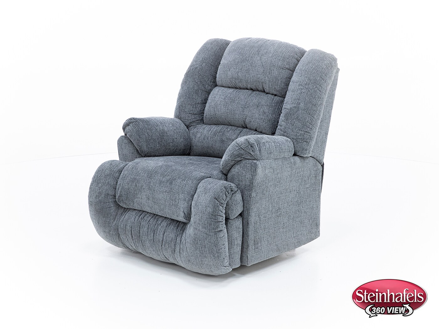 franklin corporation grey recliner  image z  