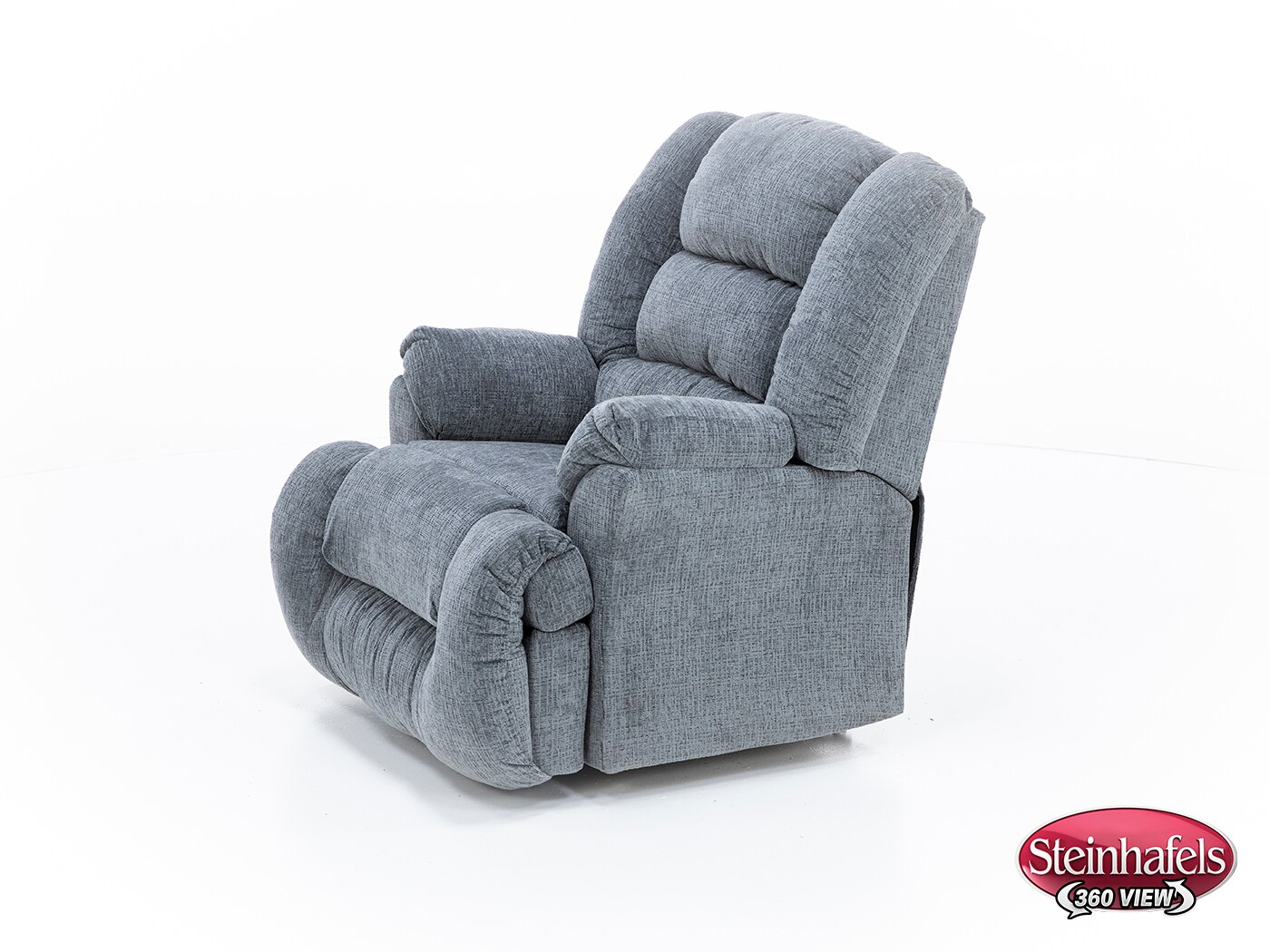 franklin corporation grey recliner  image z  