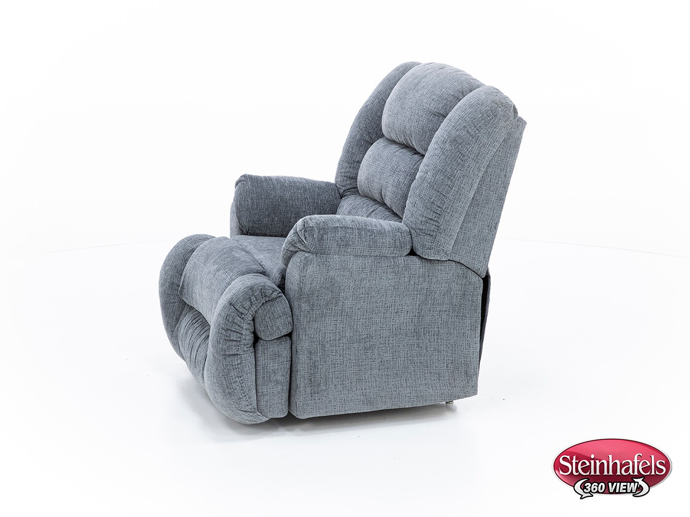 franklin corporation grey recliner  image z  