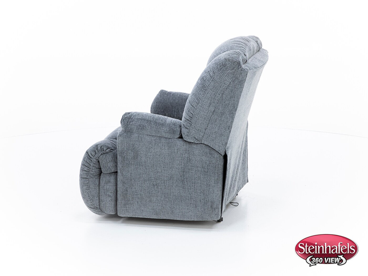 franklin corporation grey recliner  image z  