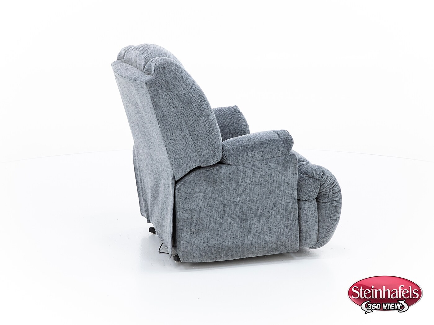franklin corporation grey recliner  image z  