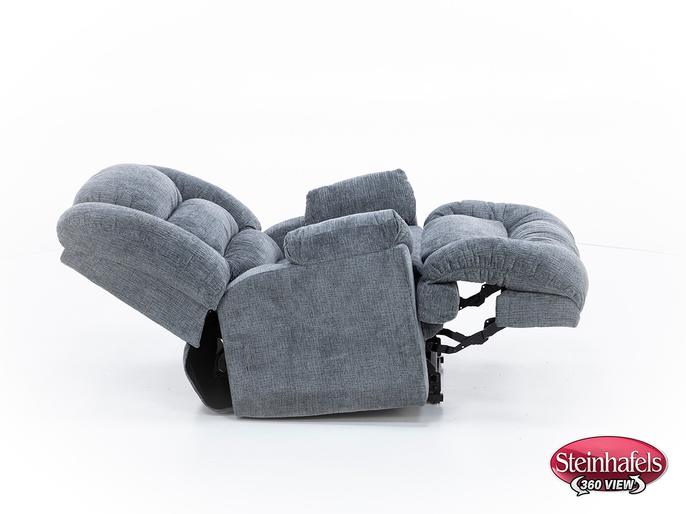 franklin corporation grey recliner  image z  