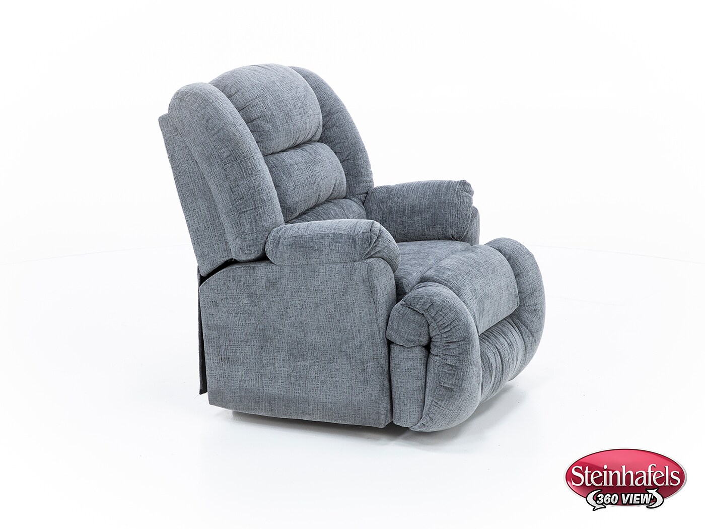 franklin corporation grey recliner  image z  