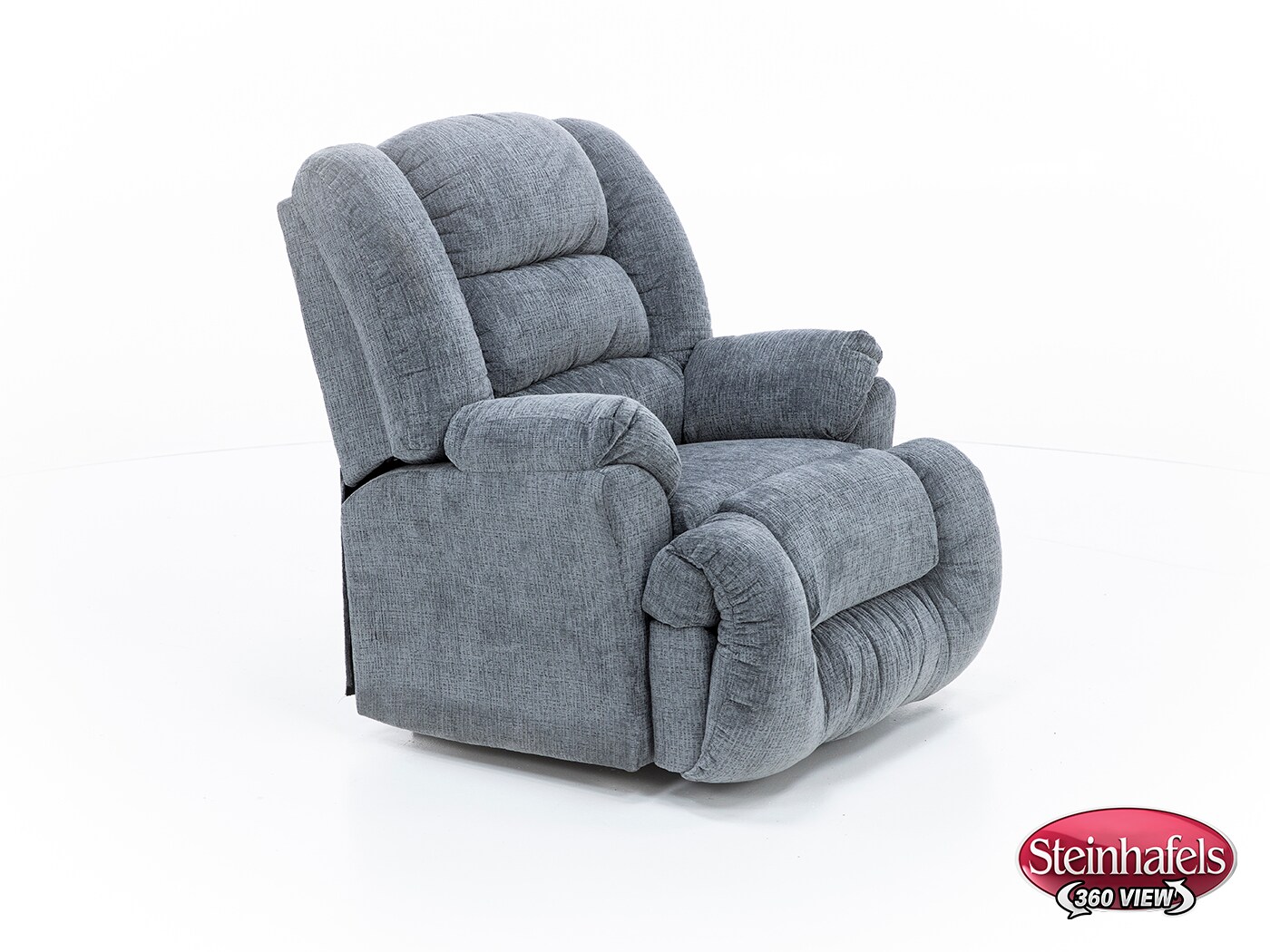 franklin corporation grey recliner  image z  