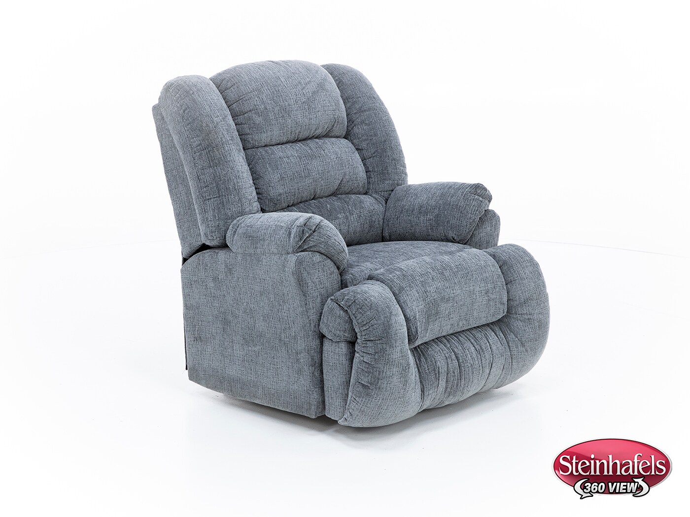 franklin corporation grey recliner  image z  