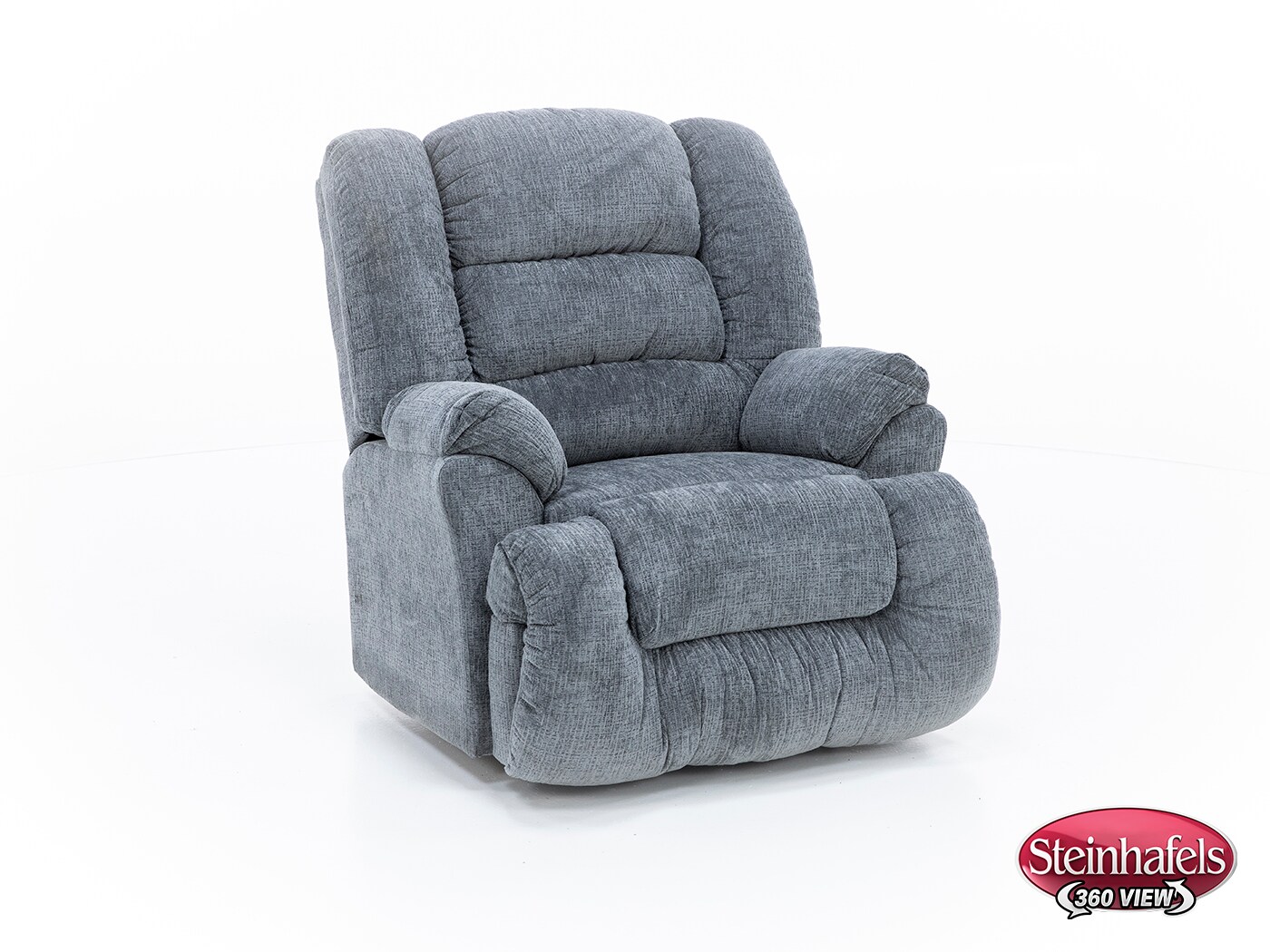 franklin corporation grey recliner  image z  