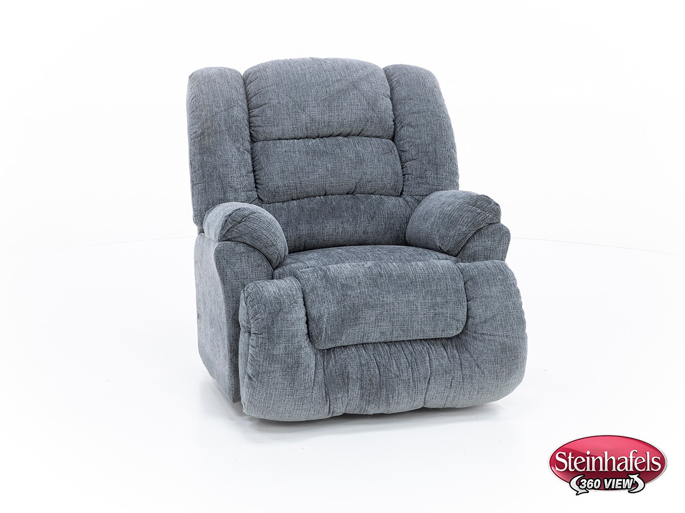 franklin corporation grey recliner  image z  