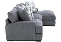 franklin corporation grey sta fab sectional pieces pkg  
