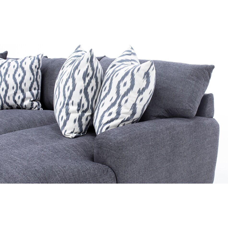 franklin corporation grey sta fab sectional pieces pkg  