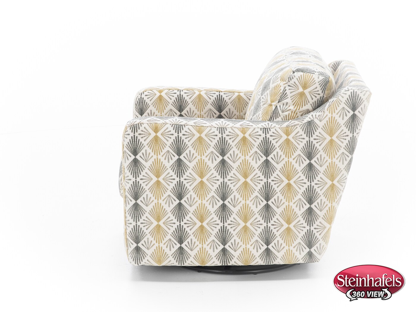 franklin corporation grey swivel chair  image   