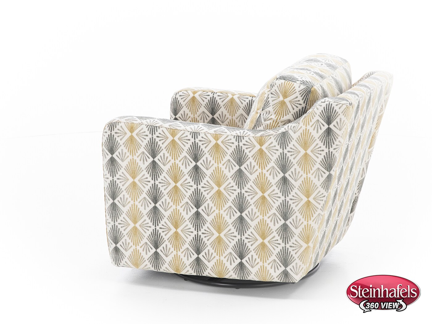 franklin corporation grey swivel chair  image   