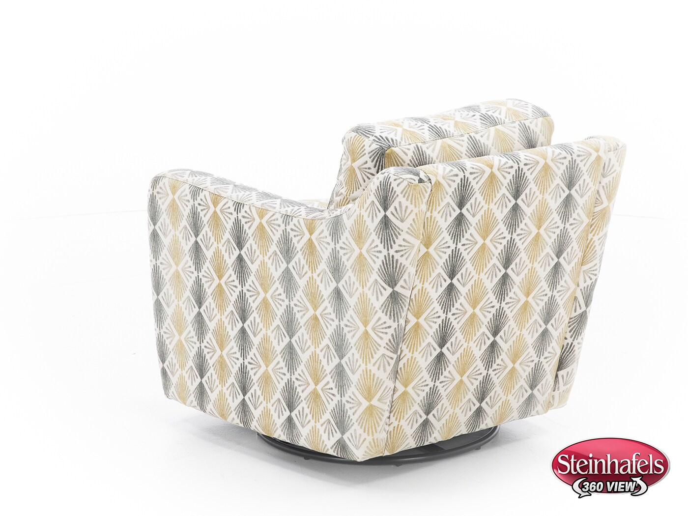 franklin corporation grey swivel chair  image   