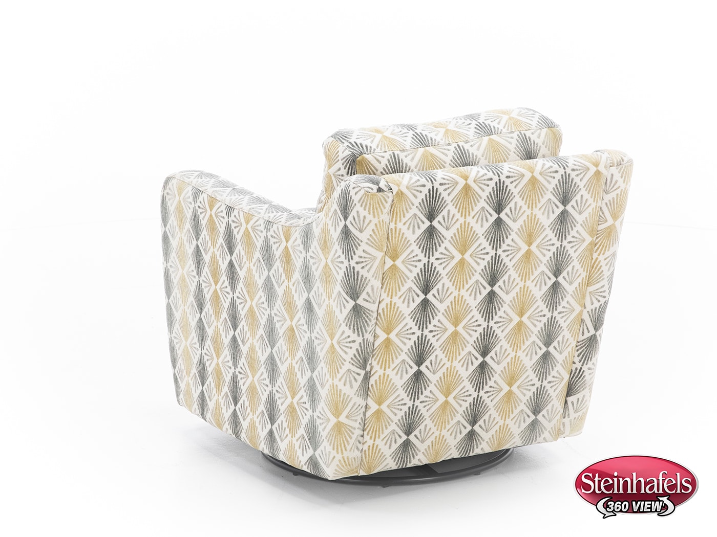 franklin corporation grey swivel chair  image   