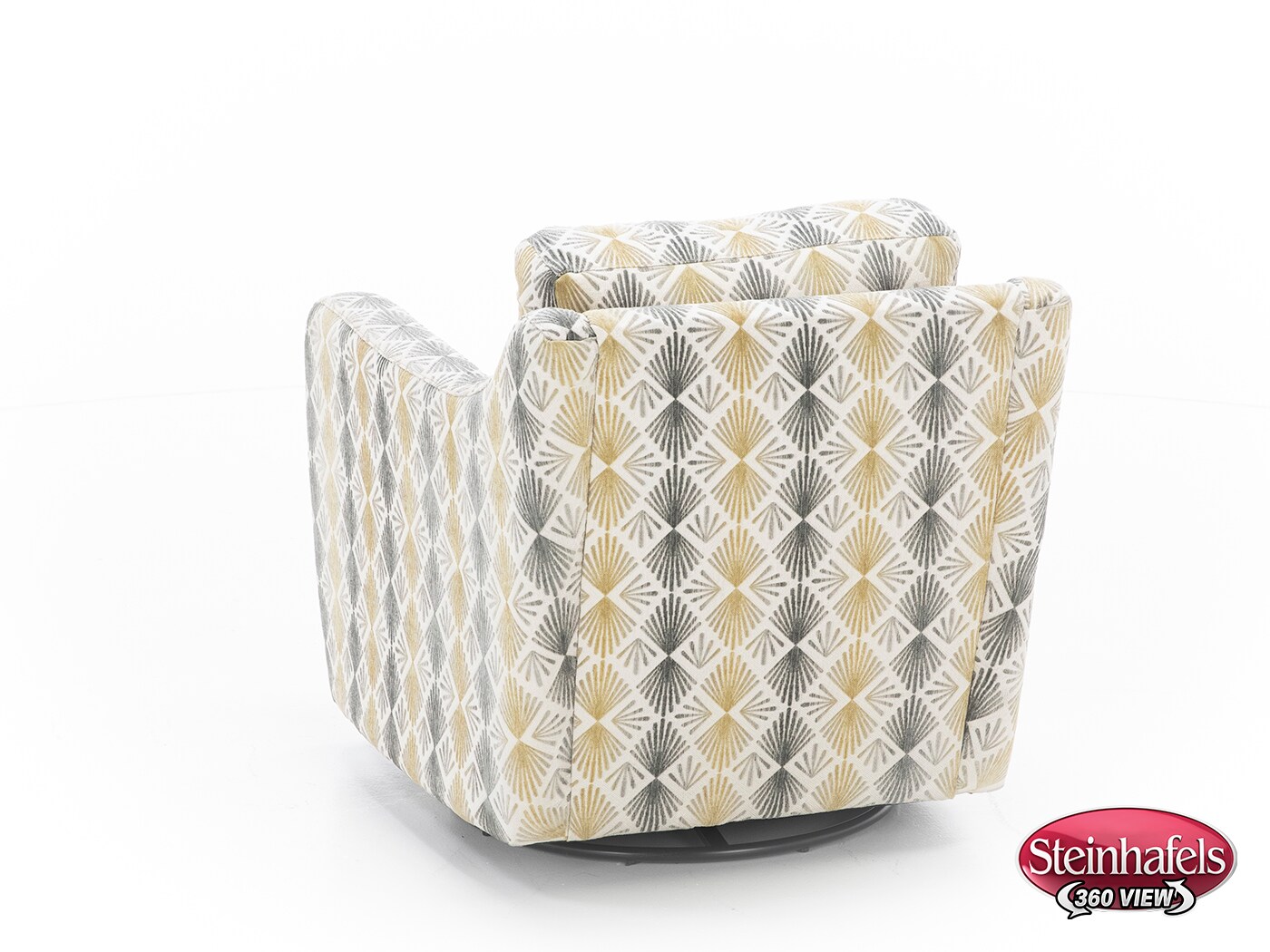 franklin corporation grey swivel chair  image   