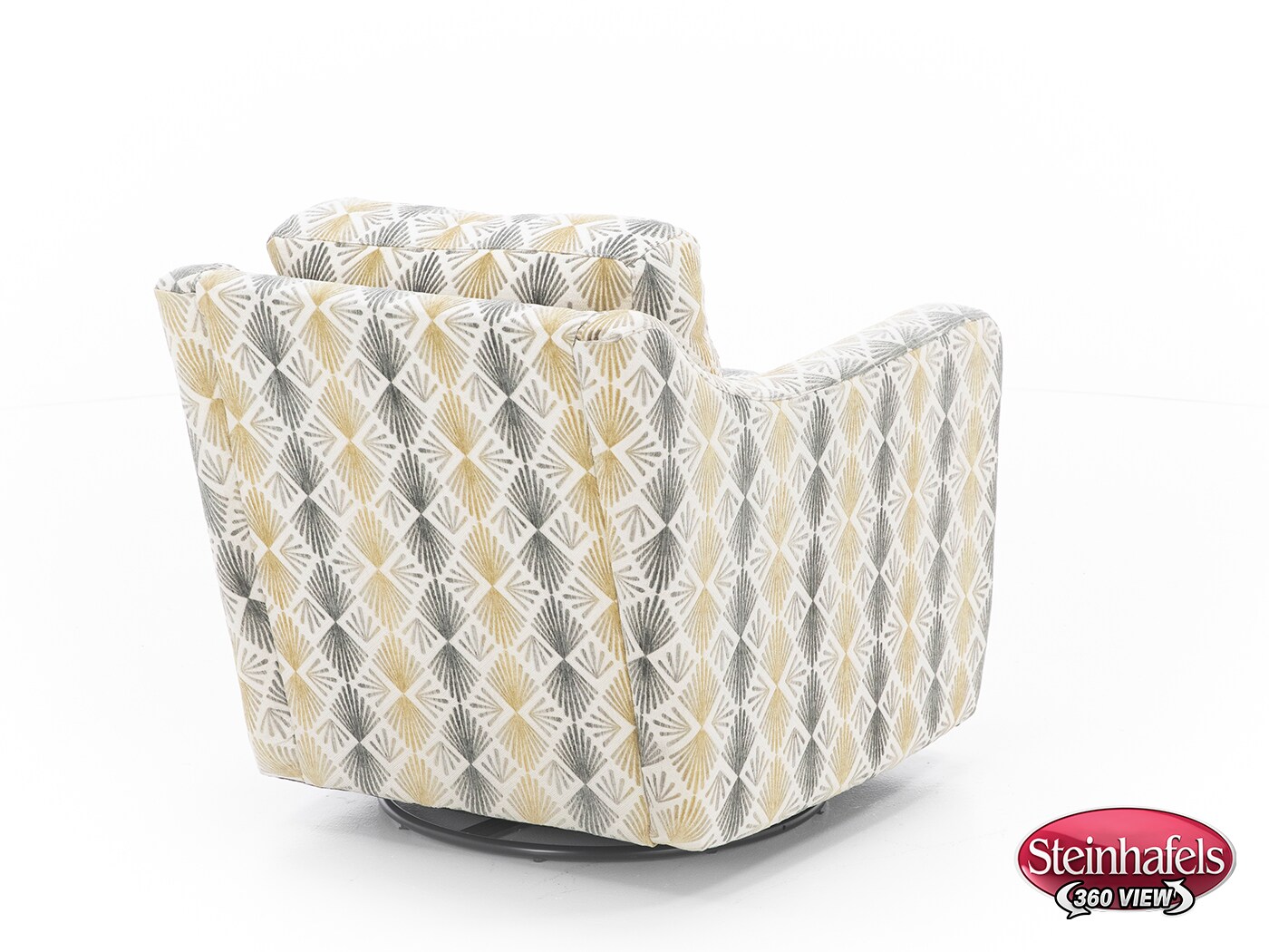 franklin corporation grey swivel chair  image   