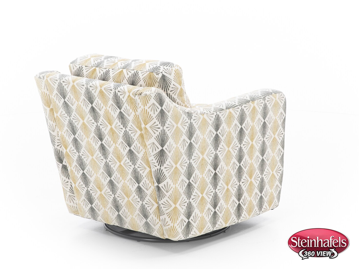 franklin corporation grey swivel chair  image   