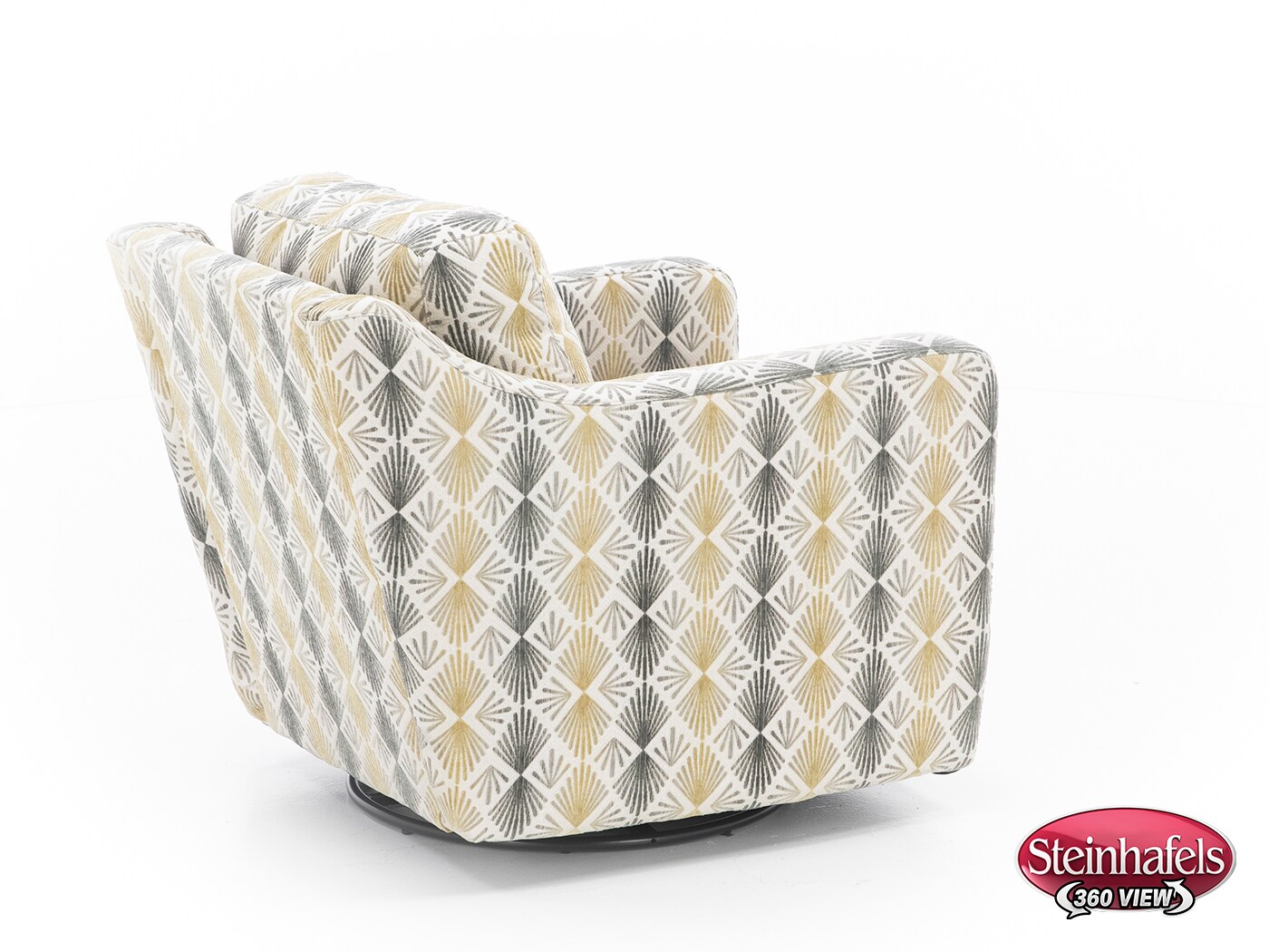 franklin corporation grey swivel chair  image   