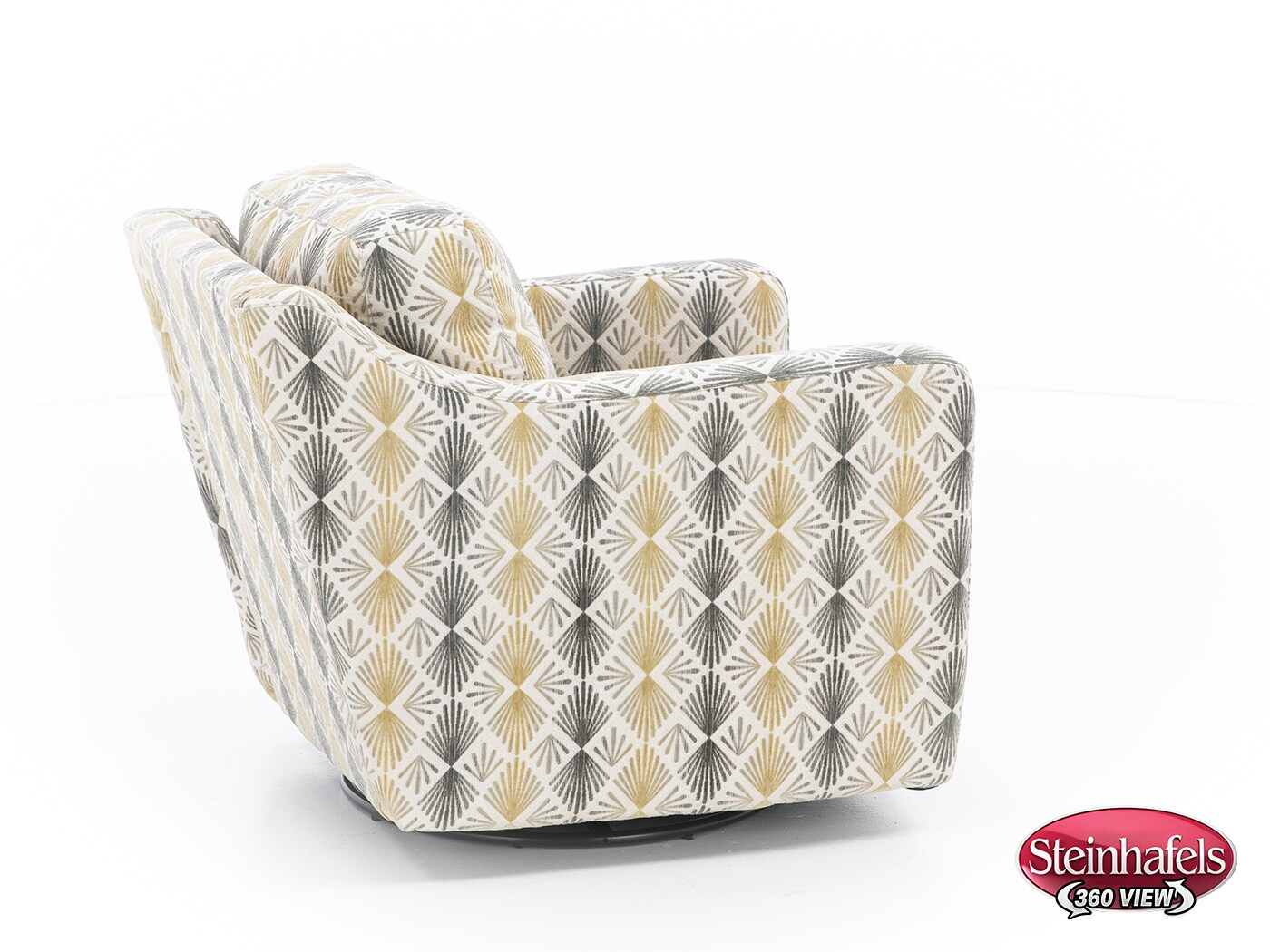 franklin corporation grey swivel chair  image   