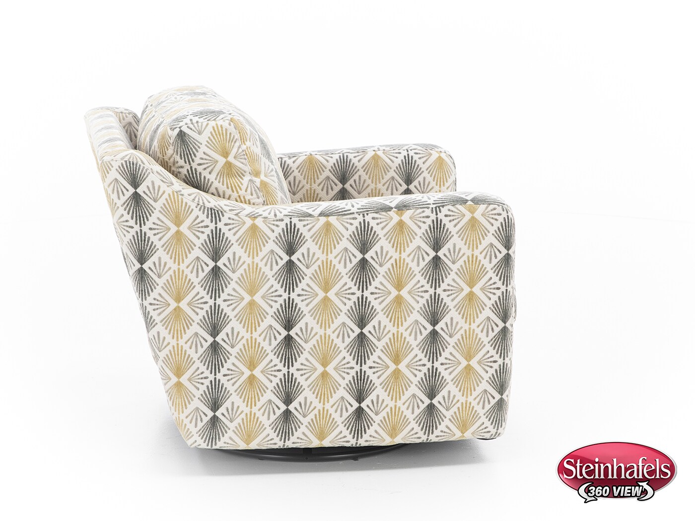 franklin corporation grey swivel chair  image   