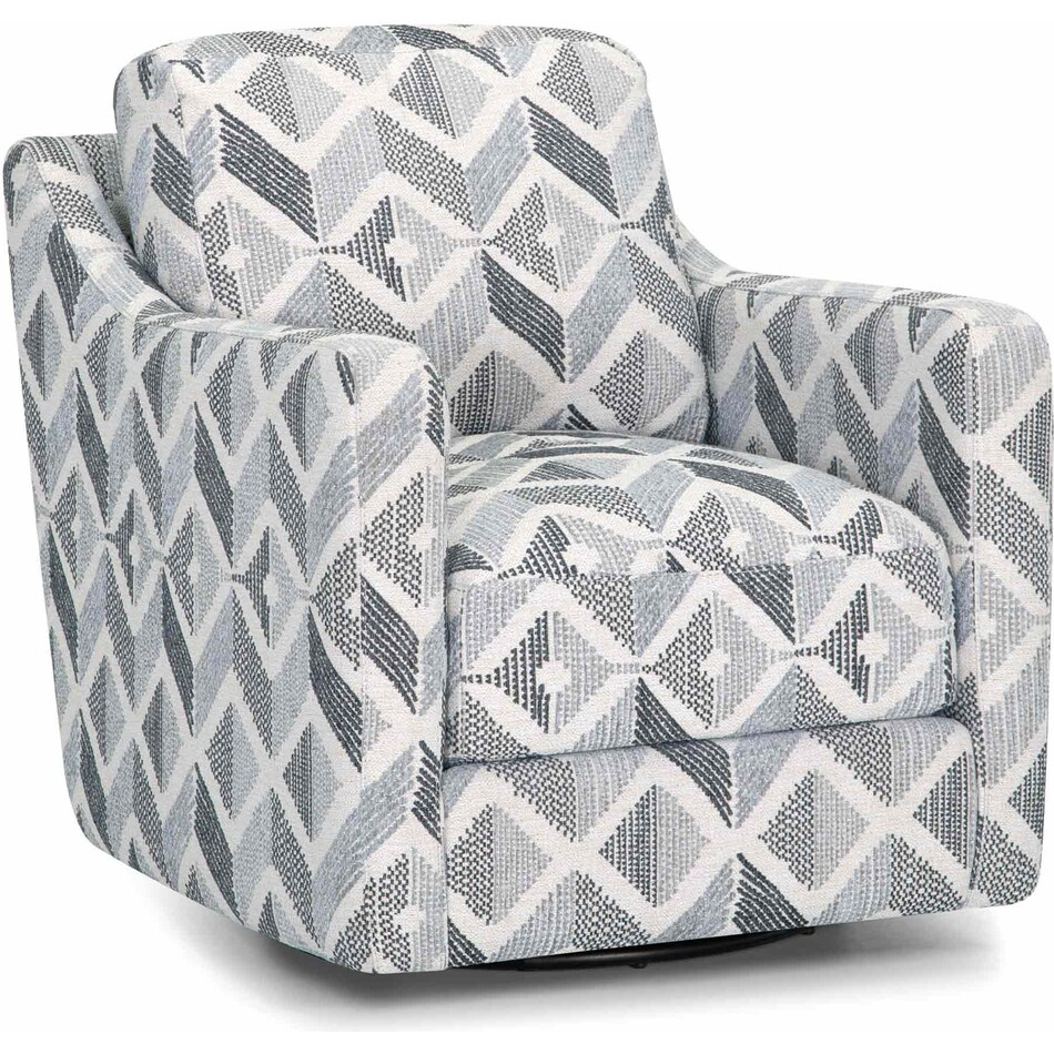 franklin corporation grey swivel chair   