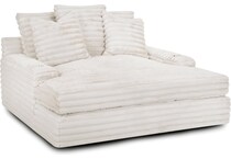 franklin corporation white chaise   stand alone   