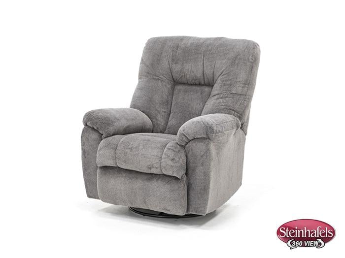 franklin grey recliner  image   