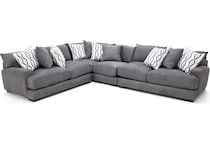 franklin grey sta fab sectional pieces zpk  